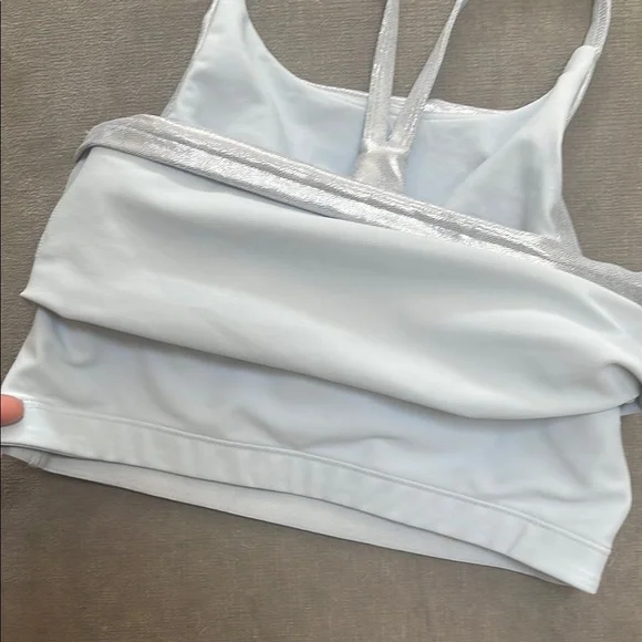 Old Navy Silver Metallic Tank Top - Picture 4 of 6